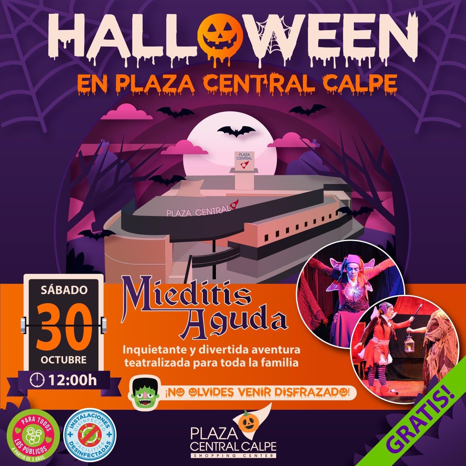 Halloween en Plaza Central Tourist Info Calpe